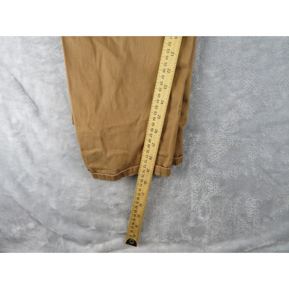 Levis 541 Athletic Taper Pants Mens 36x32 British Khaki Tan Stretch Twill Chino - Picture 5 of 9